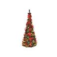 ARBOL NAVIDAD C/CINTA Y 100 LED 60X150CM