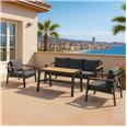 CONJUNTO MUEBLE JARD&Iacute;N 4PCS AUTANA