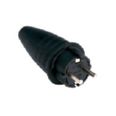BASE ENCHUFE GOMA NEGRO TT 16A-250V