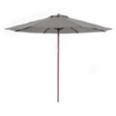 Parasol aluminio 3x3 m. Imitación madera. Color crudo. Recli